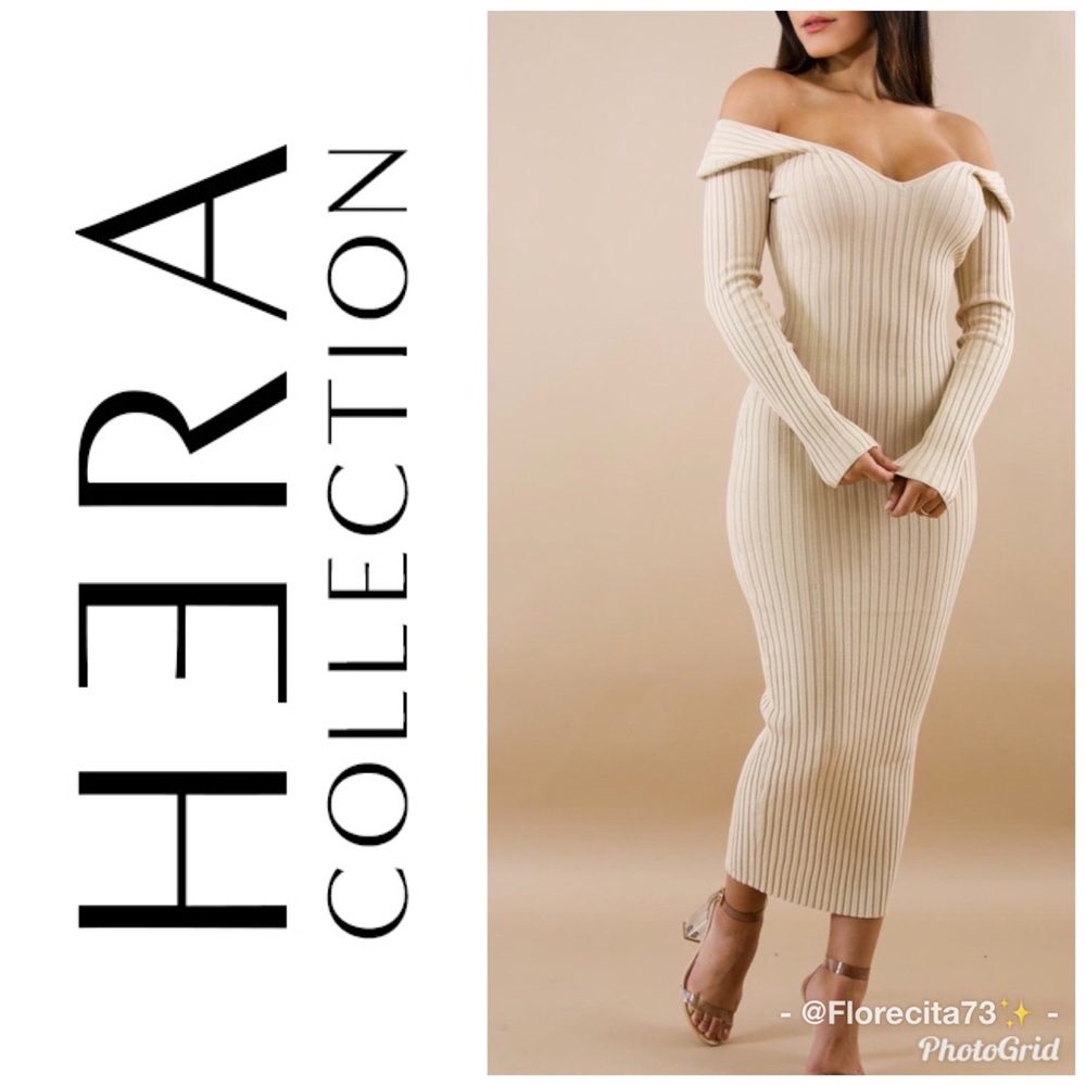 ✨Ribbed Maxi Dress✨ New
